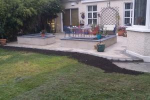 View 1 from project Hard Landscaping, Rathfarnham, Co. Dublin 
