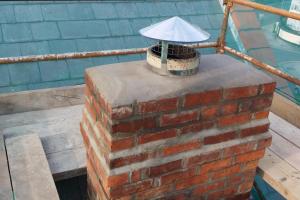After reconstruction work from project Chimney Rebuild Ballsbridge Dublin 4
