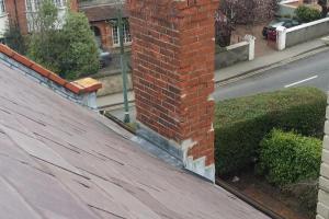 Before reconstruction from project Chimney Rebuild Ballsbridge Dublin 4